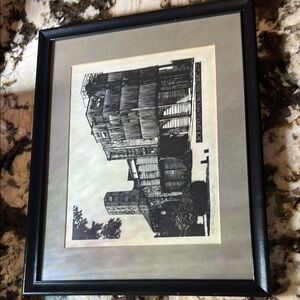 Jack Daniel’s Black Framed Architectural Art Print